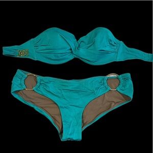 Women’s Victorias Secret Teal Bikini Swimsuit